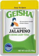 GEISHA POUCHED CHUNK LIGHT TUNA SEASONED WITH JALAPEÑO