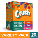 CRUSH TO GO VARIETY PACK - ORANGE, GRAPE AND STRAWBERRY