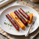WISCONSIN'S BEST- CHEDDAR CHEESE AND BEEF STICKS