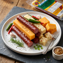 WISCONSIN'S BEST- PEPPER JACK CHEESE & JALAPEÑO CHEDDAR BEEF STICKS