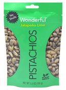 PISTACHIOS NO SHELLS JALEPENO & LIME